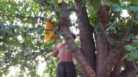 นครราชสีมา - หนุ่มใหญ่วัย 50 เครียดผูกคอตายใต้ต้นไม้